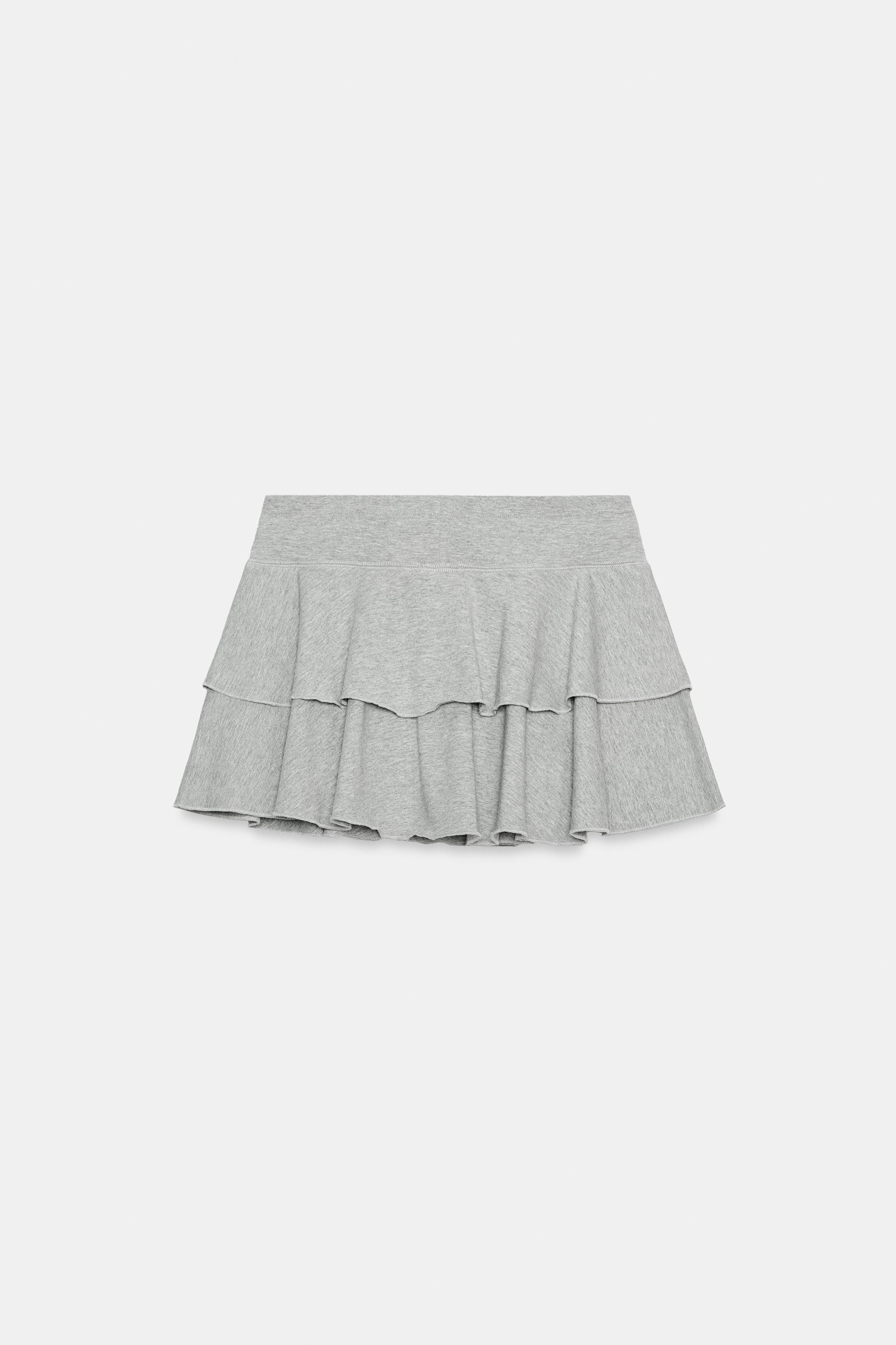RUFFLED MINI SKIRT
