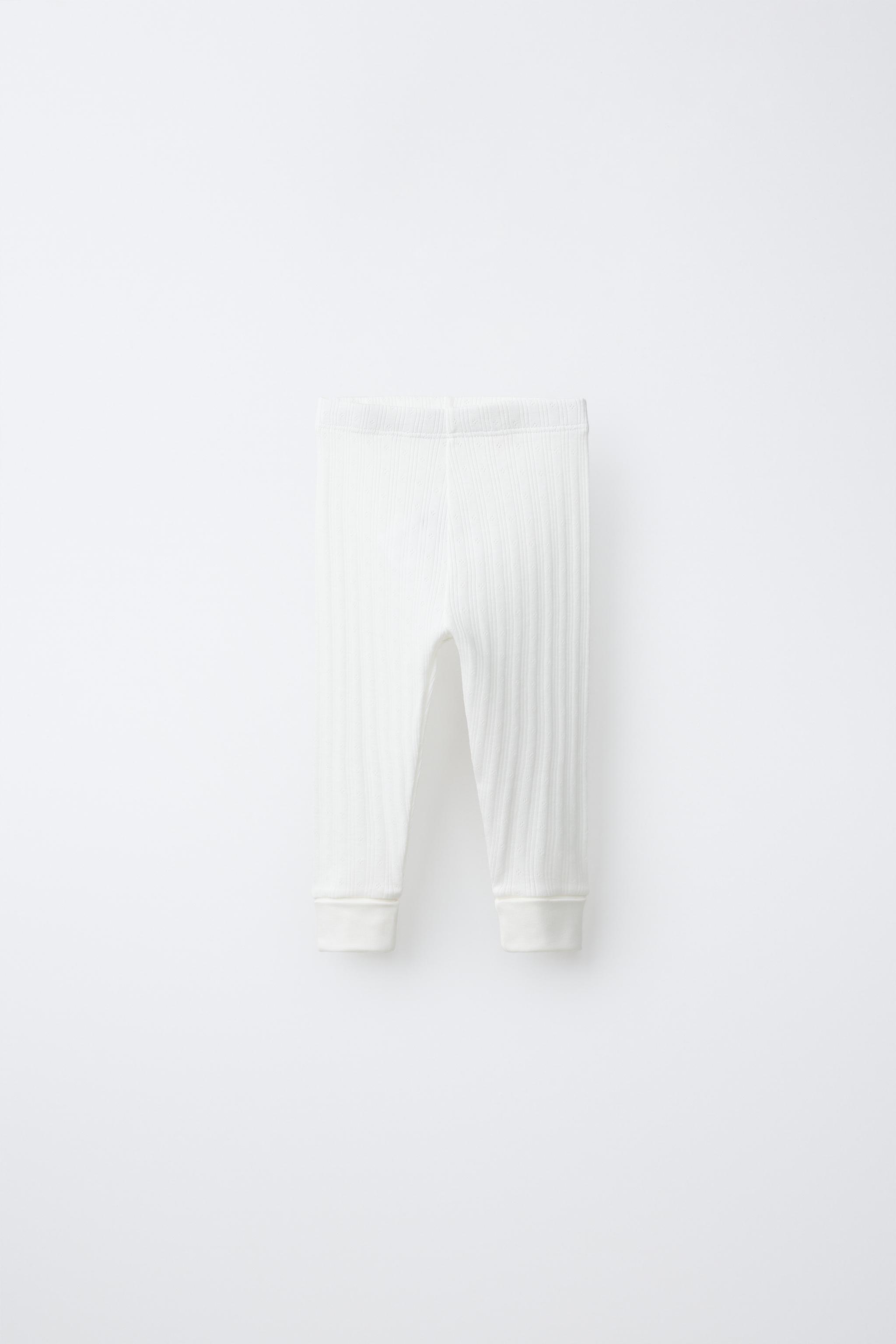 Детские леггинсы Zara THREE-PACK POINTELLE LEGGINGS — фото 2