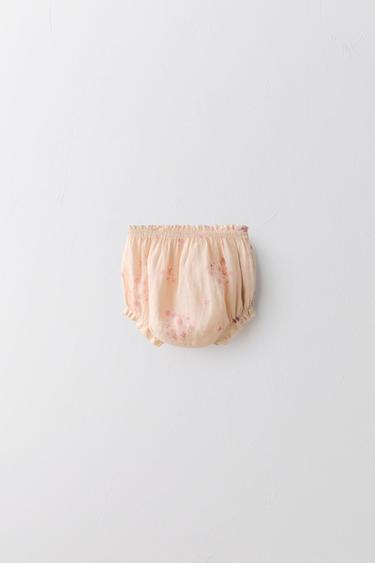 CULOTTE À FLEURS 100% RAMIE LIMITED EDITION - Roses de Zara - Image 1