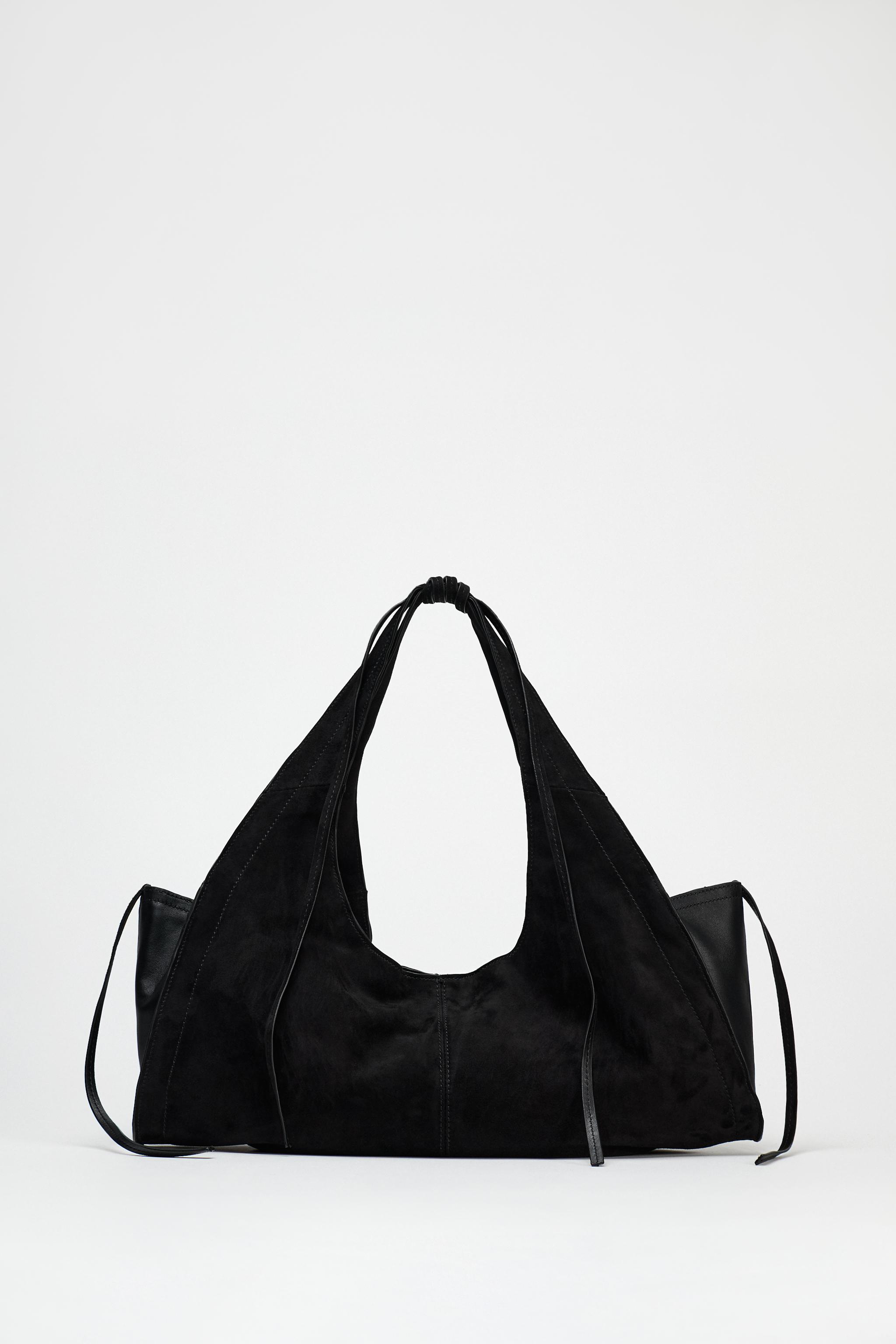 Bolso zara fashion tachas negro