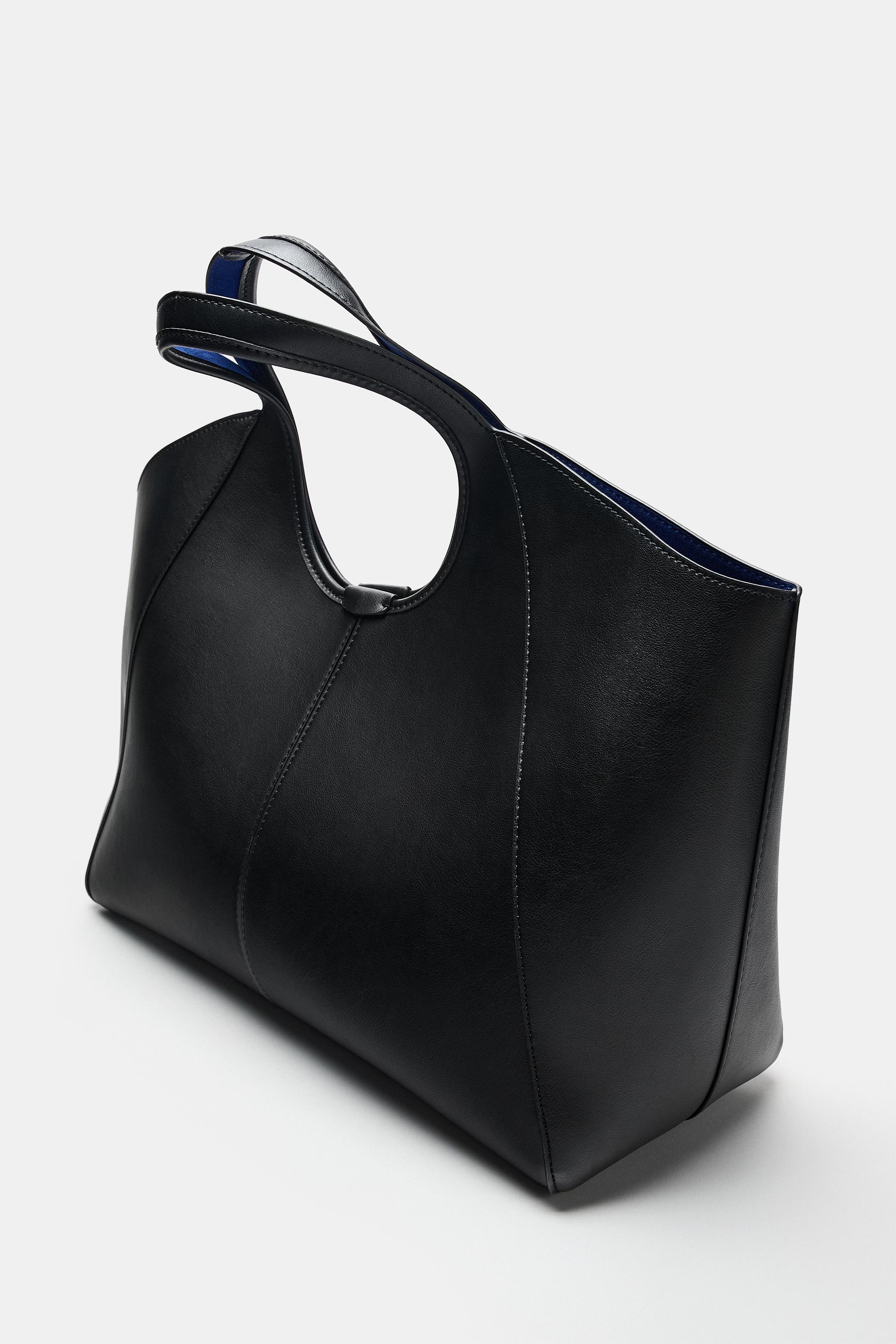 Zara Süet Tote Çanta görsel 5