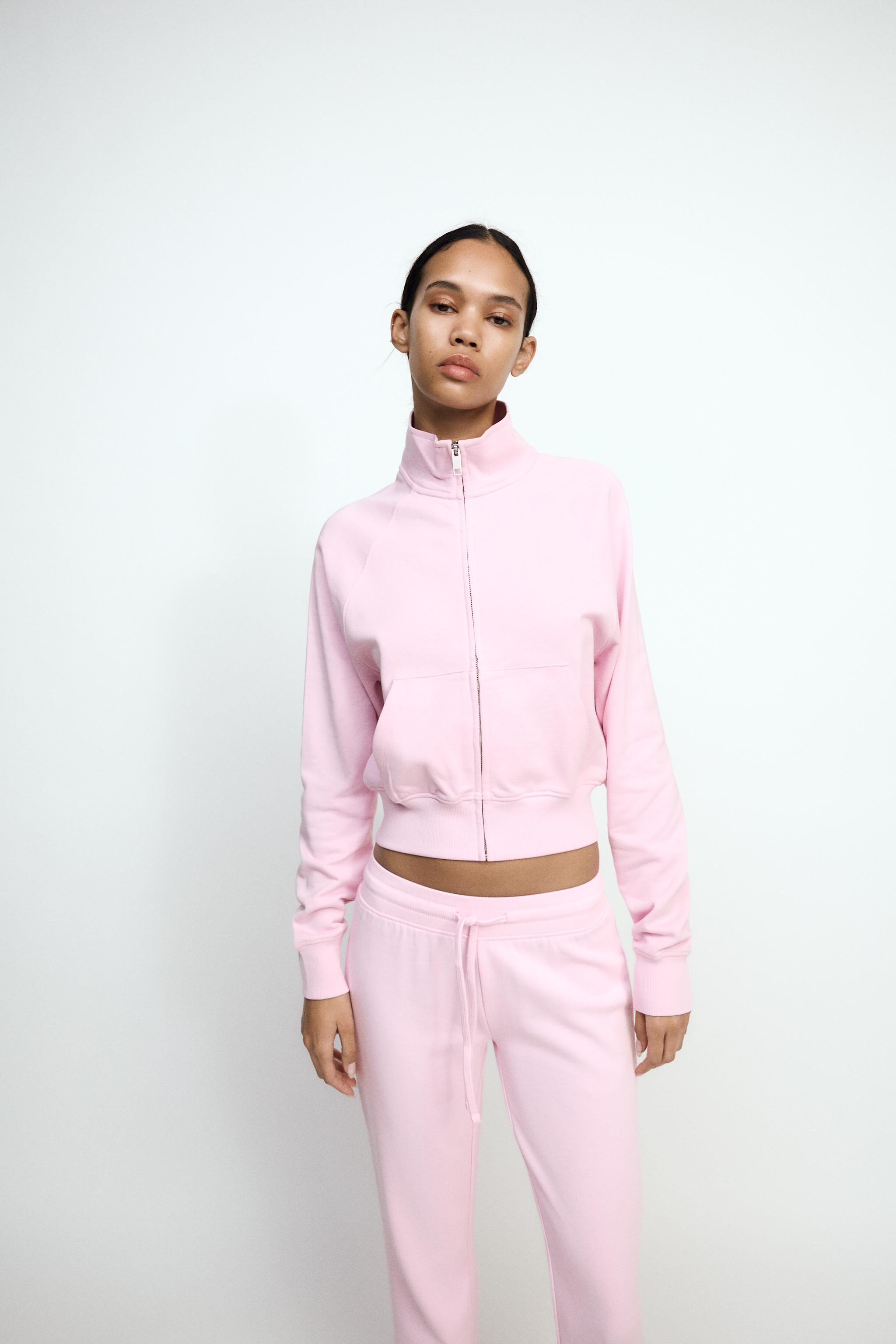 SWEATSHIRT WITH ZIP - Black | ZARA India