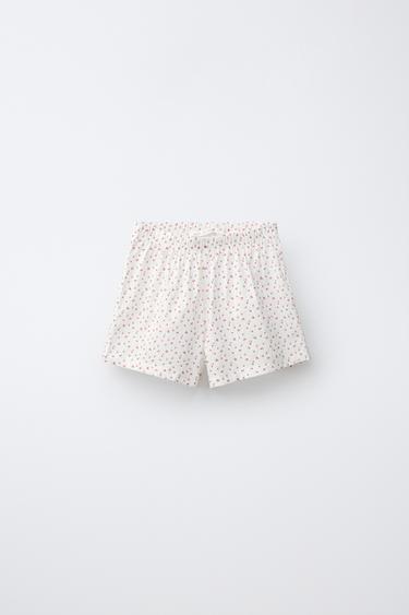 AGES 6-14 / FLORAL TEXT PYJAMAS - White / Red by Zara - Image 3