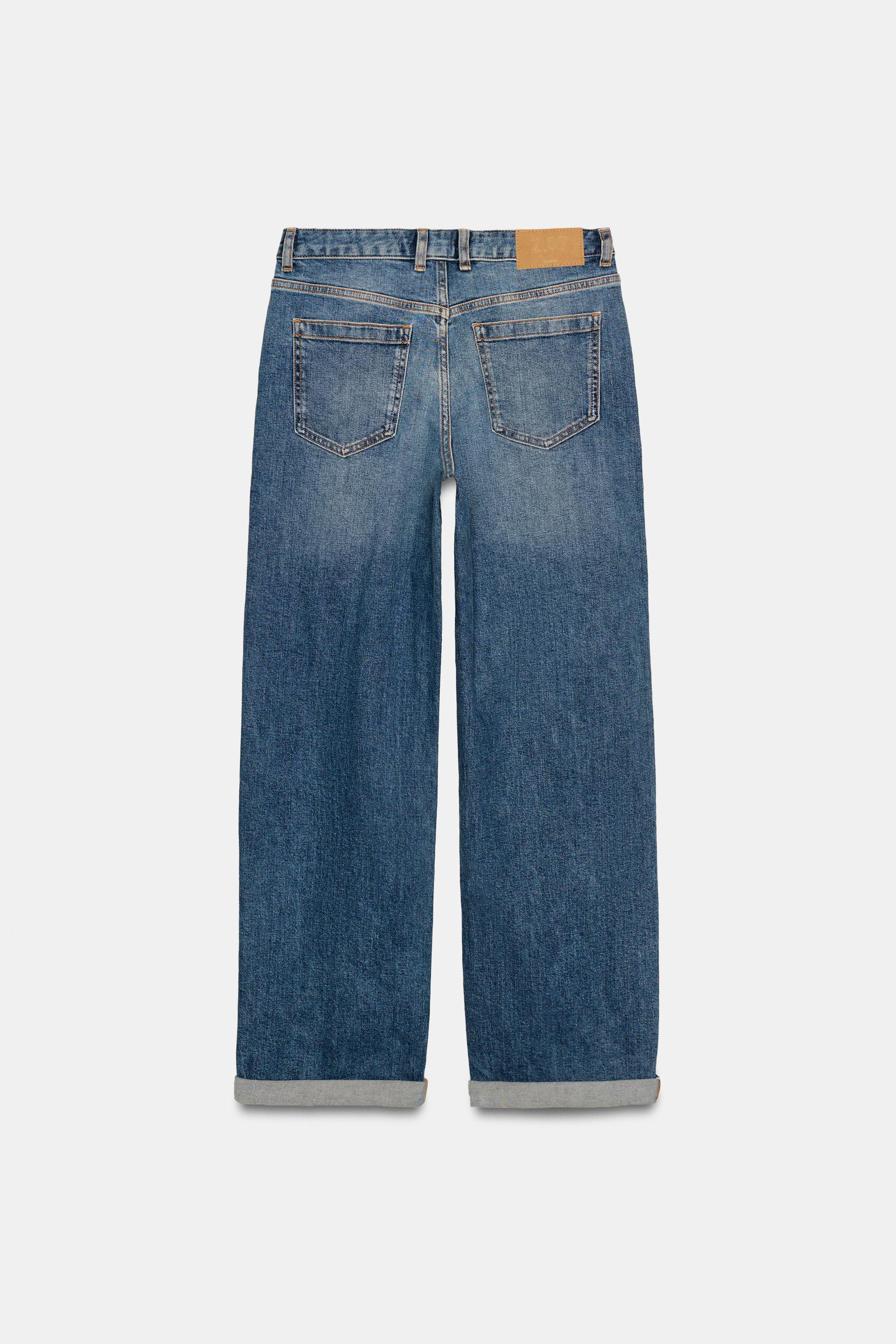 JEAN Z1975 RELAXED FIT TAILLE HAUTE AVEC REVERS