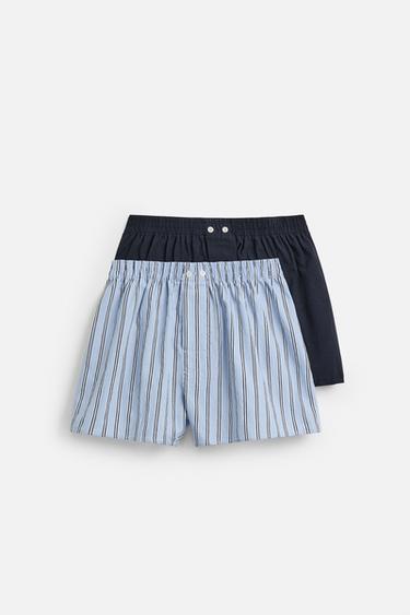 BOXER EN POPELINE COMBINÉ PACK DE 2 - divers de Zara