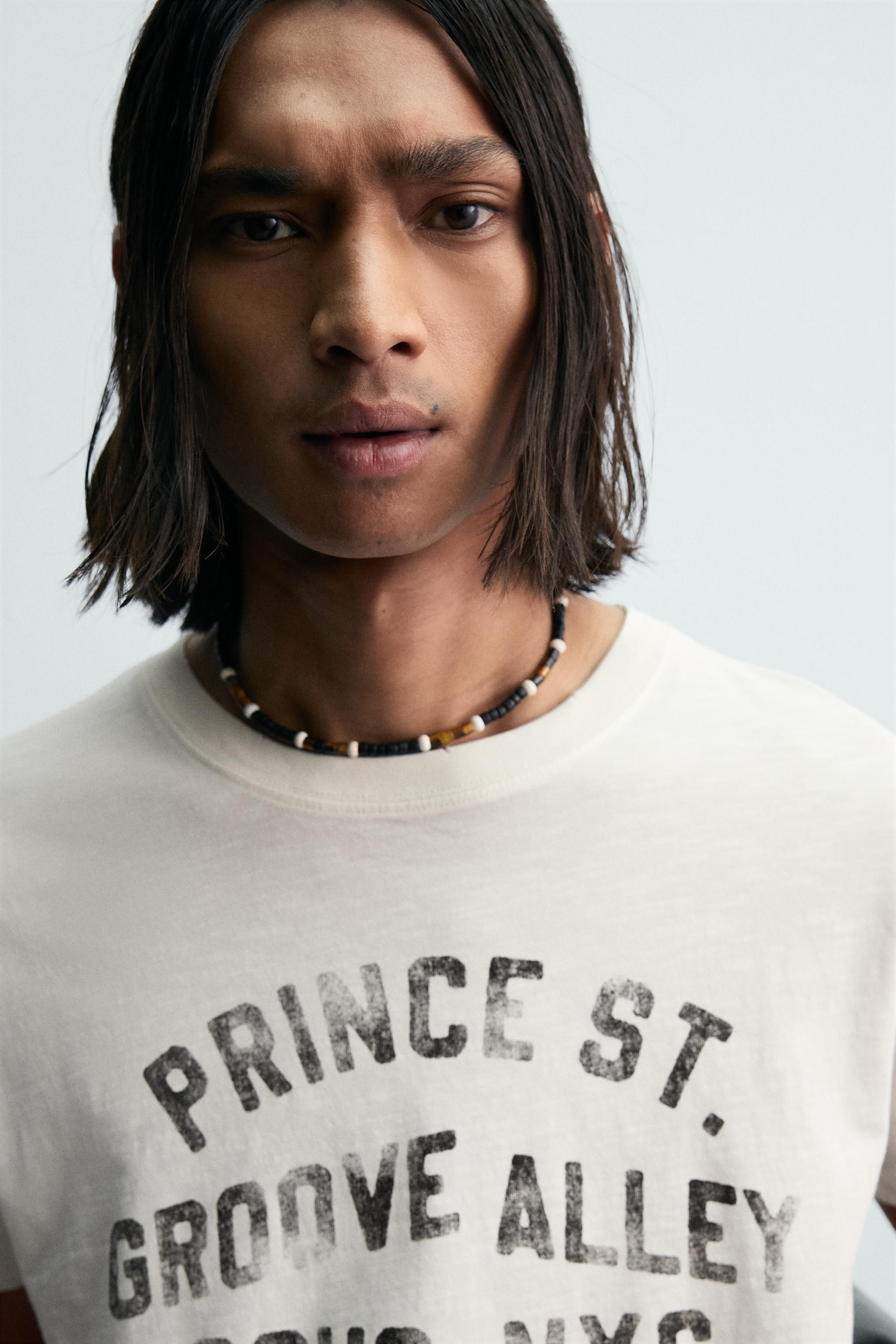 WASHED TEXT BOXY FIT T-SHIRT