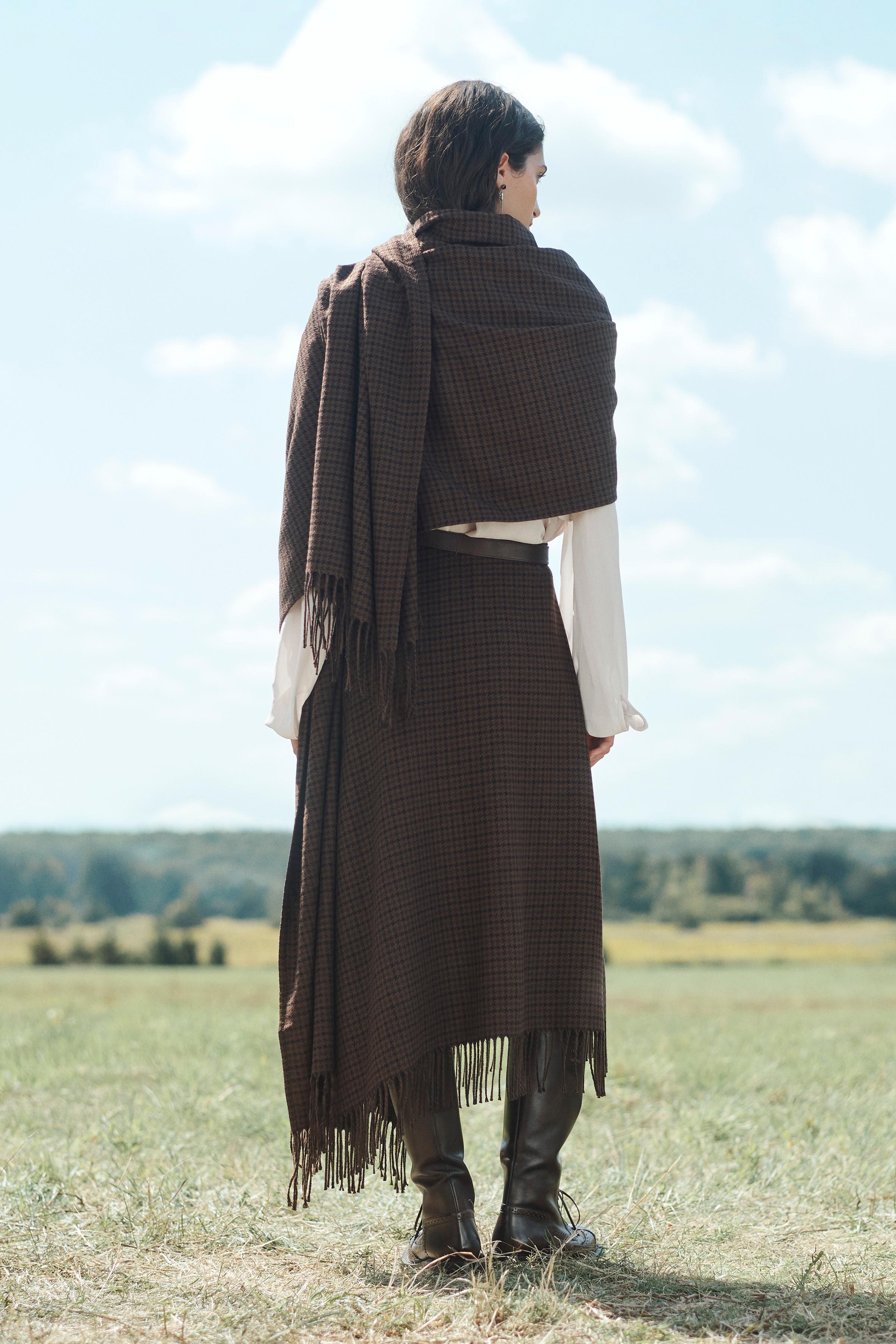 LONG PLAID SCARF LIMITED EDITION