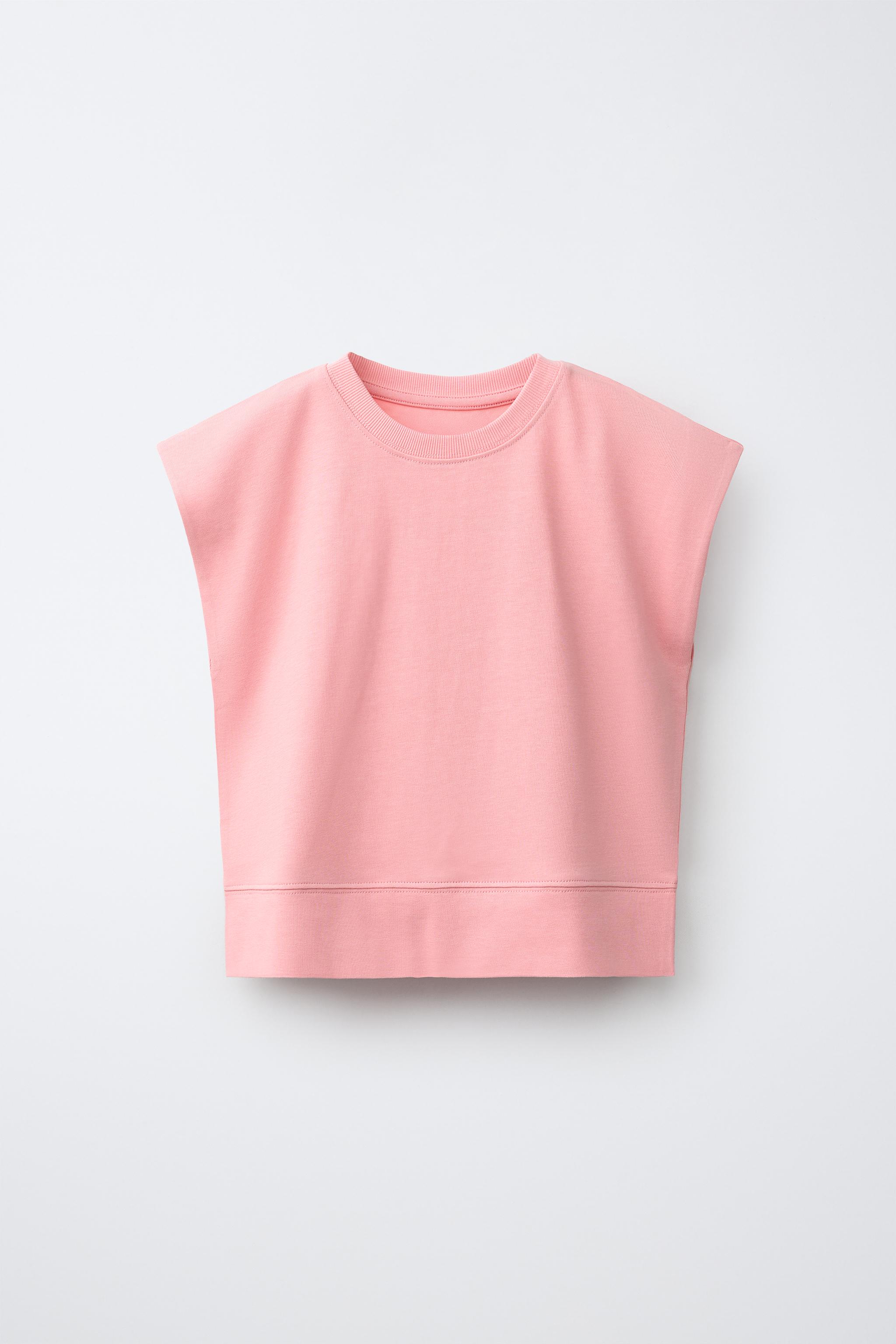 PLAIN HEAVY WEIGHT T-SHIRT — Pink