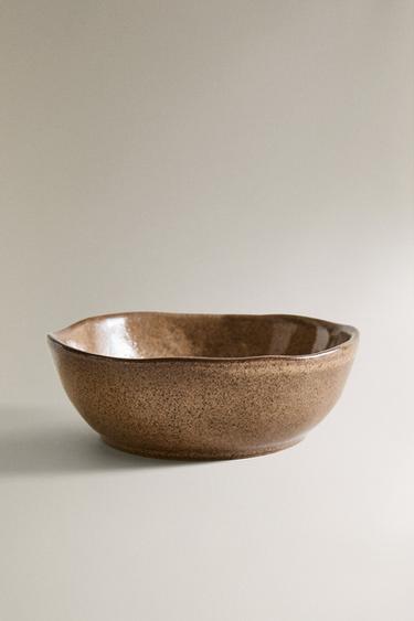 Zara TERRACOTTA BOWL - Brown