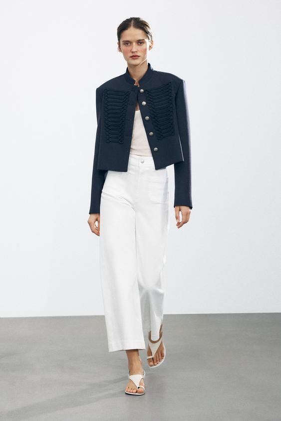 ZW COLLECTION WIDE-LEG HIGH-WAIST JEANS