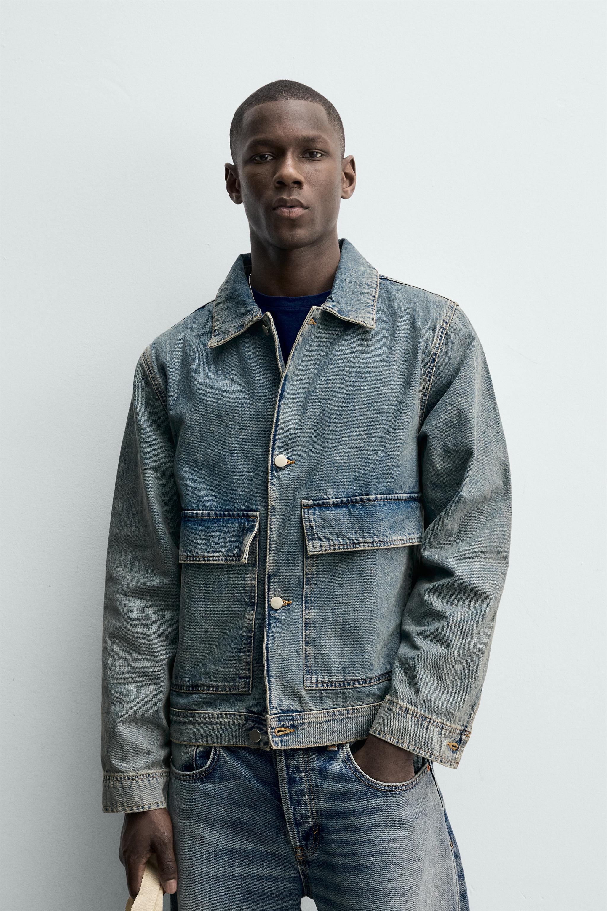 REGULAR FIT DENİM İNCE CEKET