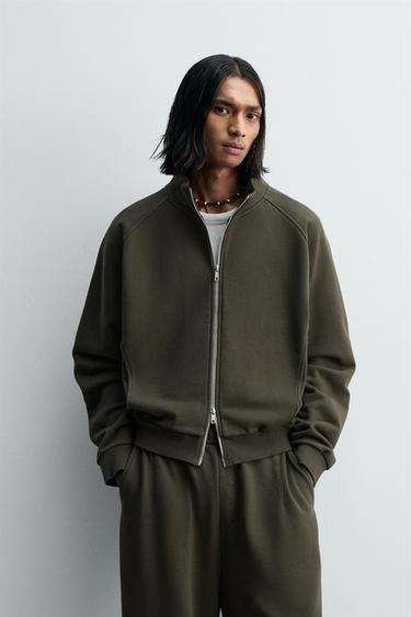 Zara ISPRANA DUKSERICA OPUŠTENOG KROJA – Kaki