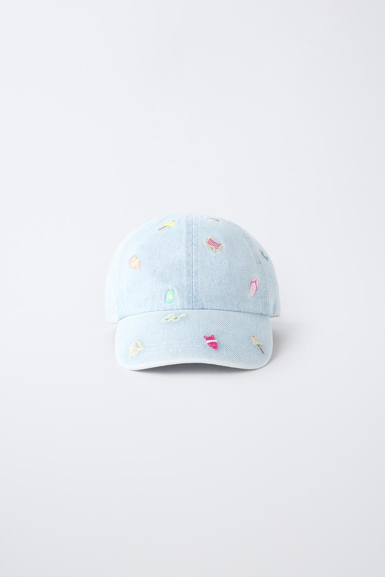 Gorra denim bordados verano