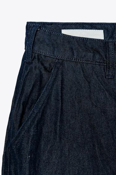 JEANS À EFFET PLISSÉ X FANGLU LING - Bleu de Zara - Image 6