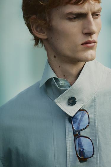 Zara RECTANGULAR SUNGLASSES - Tortoise shell