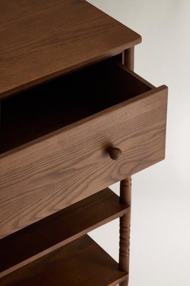 ASH WOOD CONSOLE - Dark brown by Zara - Image 2