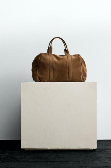 LIMITED EDITION LEATHER TRAVEL BAG - Brown by Zara - Image 2