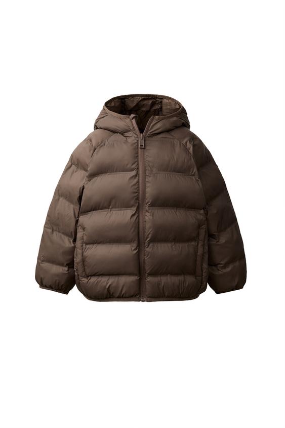 Zara ULTRALIGHT WATER REPELLENT JACKET - Brown - Image 0