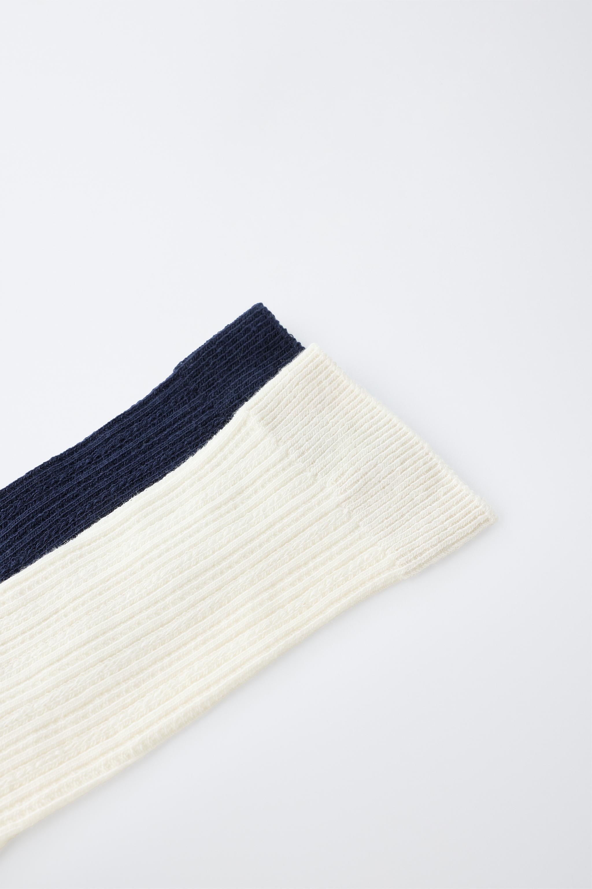 Носки TWO-PACK для детей, ажурная вязка — Zara — фото 2