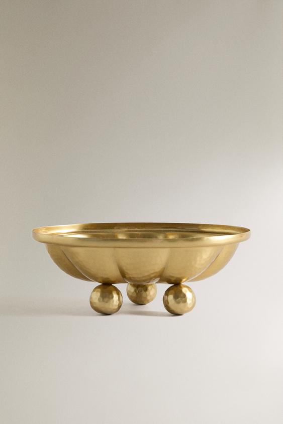 Zara HAMMERED DECORATIVE BOWL | MARISA BERENSON - Golden - Image 0