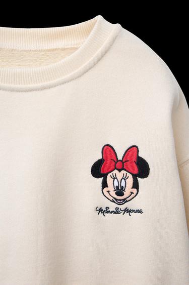SWEATSHIRT MIT STICKEREI MIT MINNIE MAUS © DISNEY - Cremefarben von Zara
