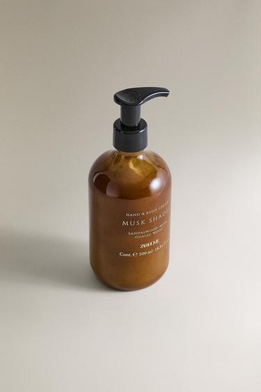 (500 ML) MUSK SHADES HAND AND BODY CREAM — Light yellow 2
