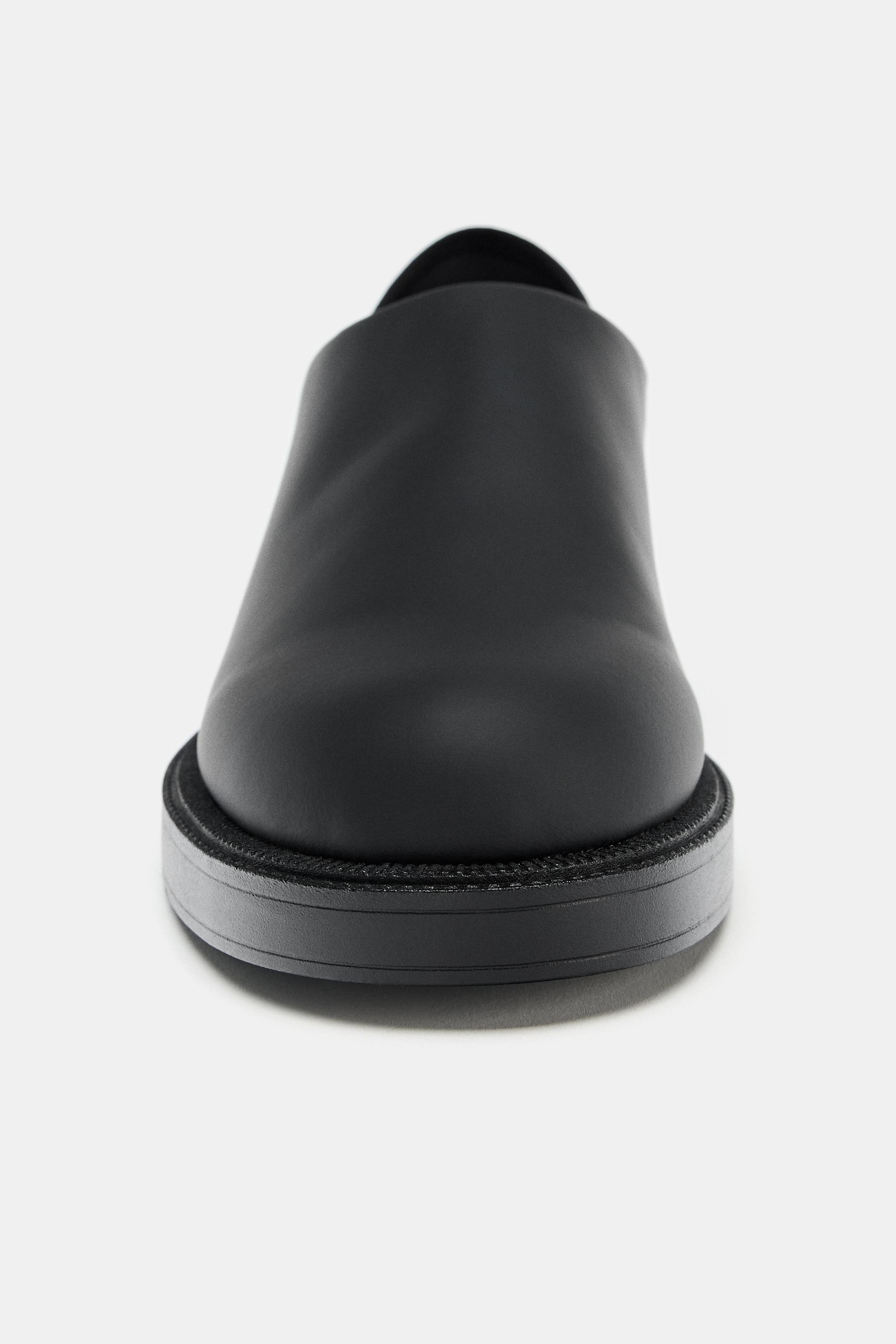 ラバーフィニッシュクロッグサンダル - ブラック | ZARA Japan / 日本