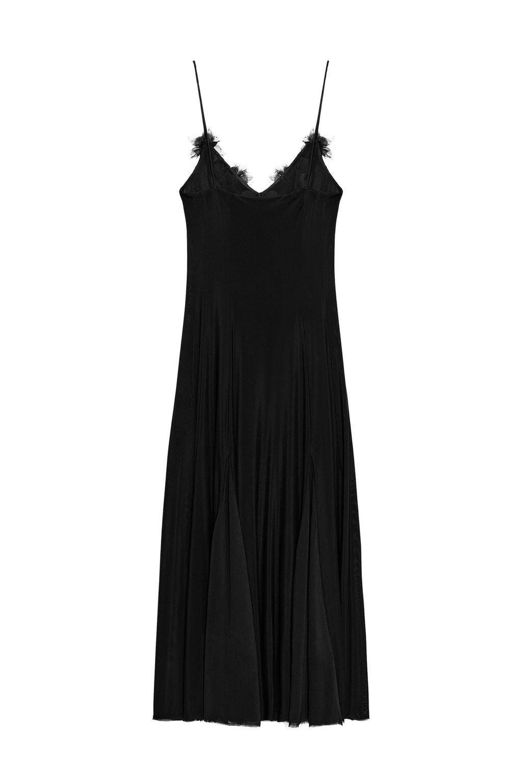 TULLE FLORAL MIDI DRESS - image 3