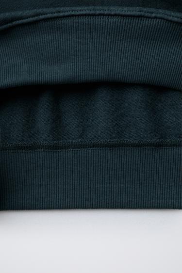 VARSITY SWEATSHIRT - Petrol blue by Zara - Image 3