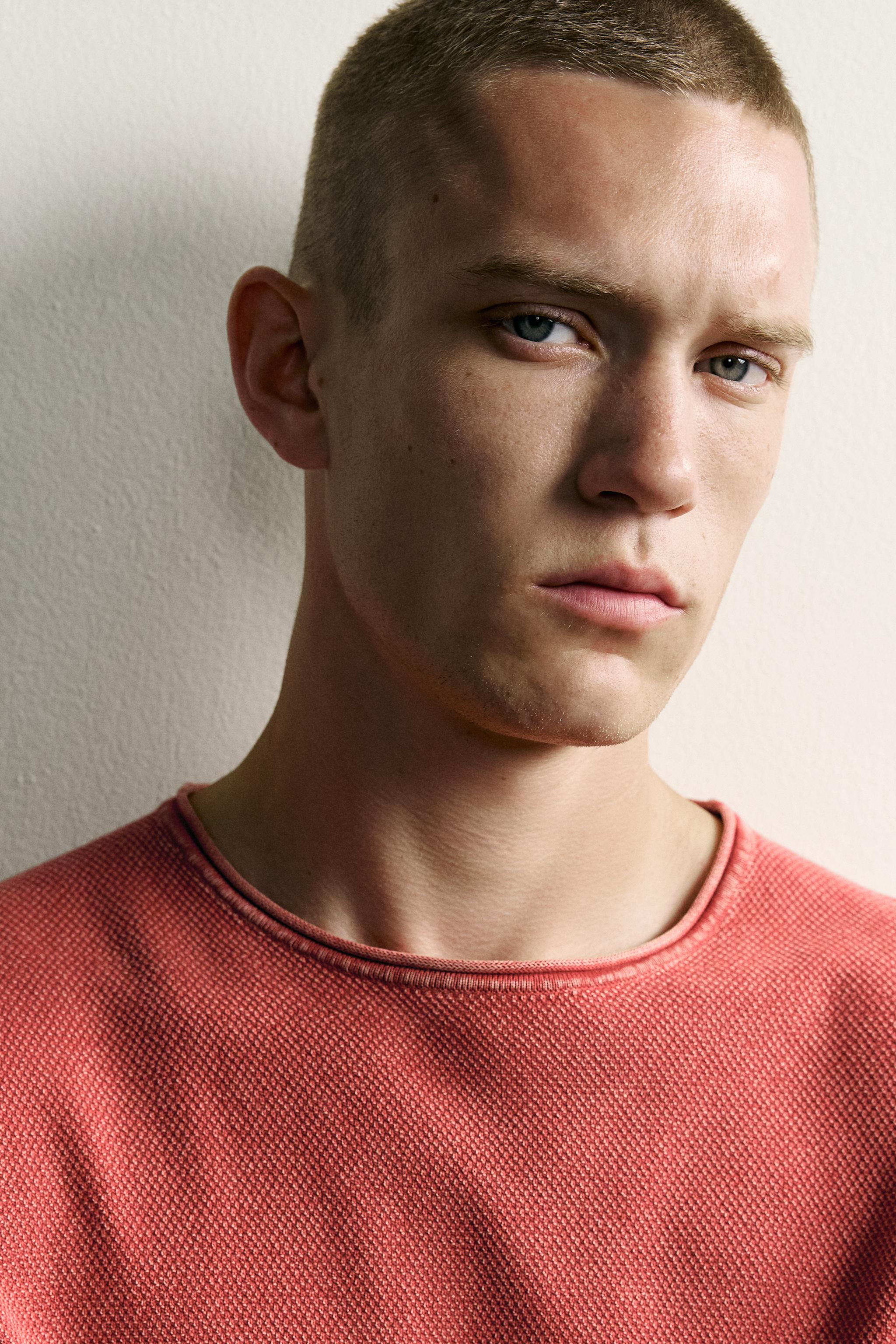 Zara RELAXED FIT DOKULU YIKAMALI KAZAK görsel 6