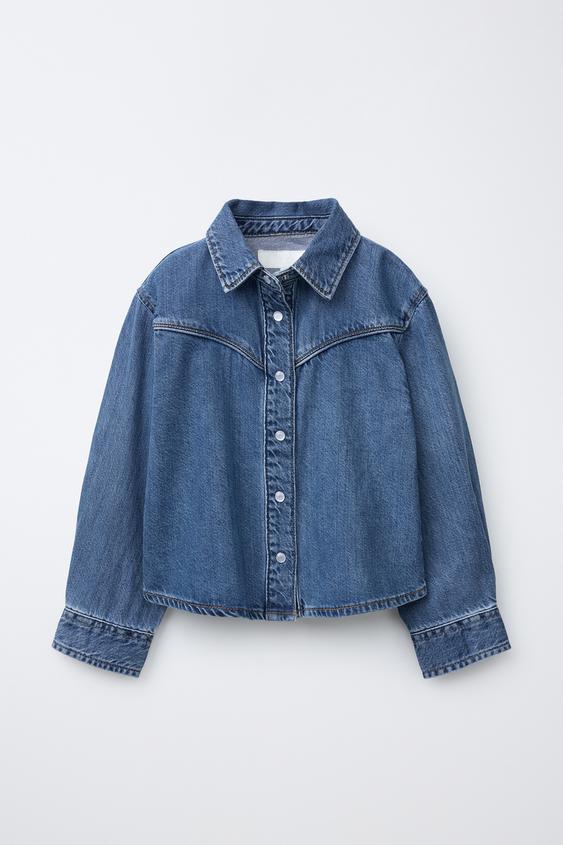 DENIM SHIRT - Blue de Zara - Imagen 0