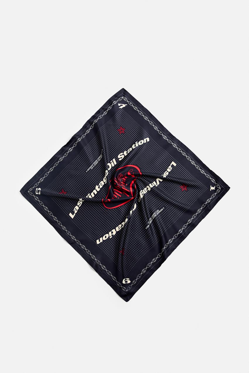 TEXT PRINT BANDANA