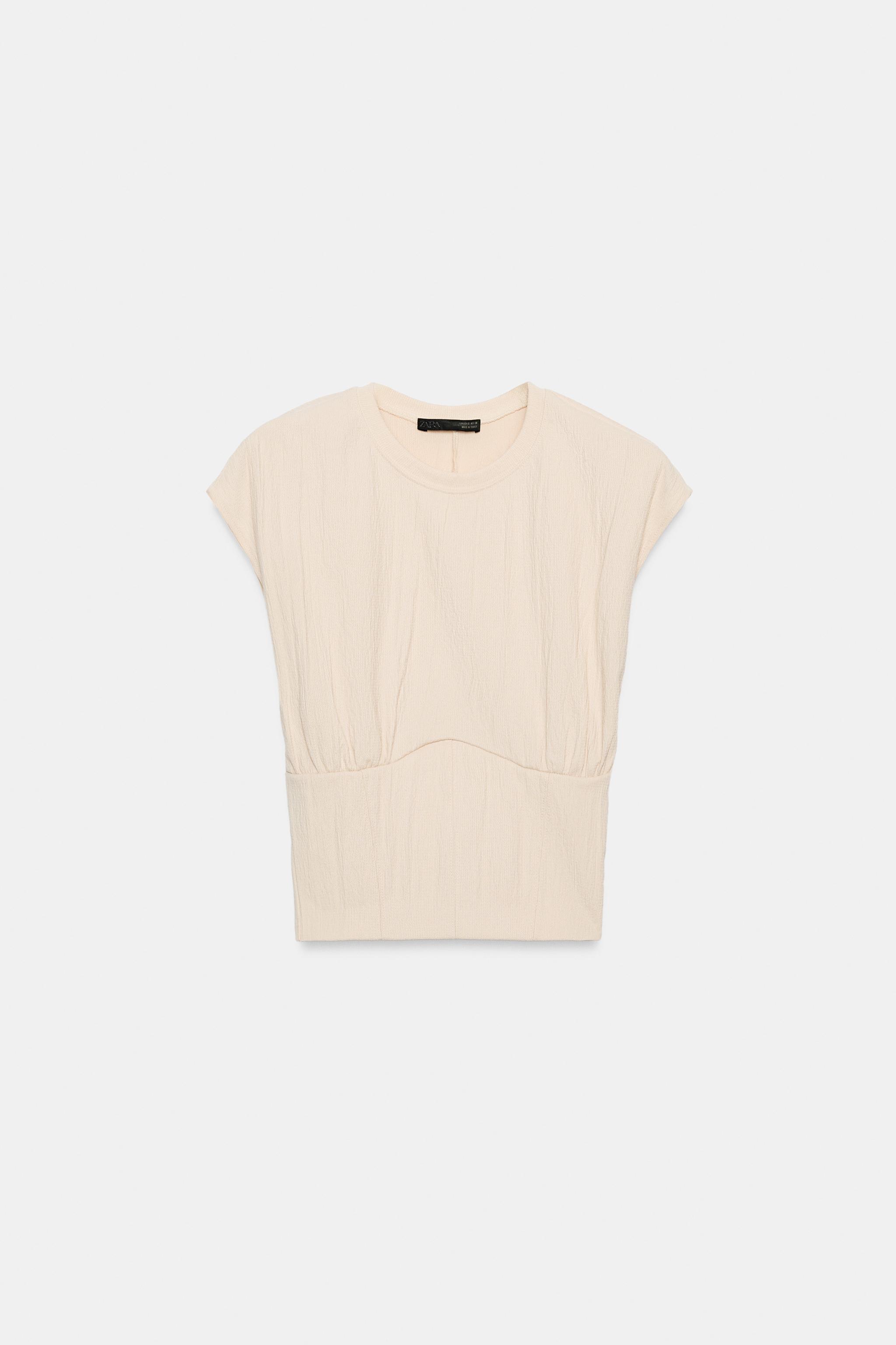TEXTURED CORSET TOP
