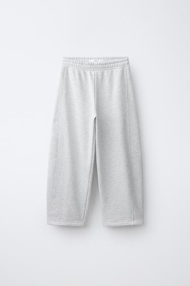 FRUIT OF THE LOOM™ EMBROIDERED BALLOON PANTS — Gray marl 1