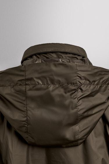 RUNNING PUFFER JACKET 80% DOWN - 20% FEATHER - Dark brown by Zara - Image 10