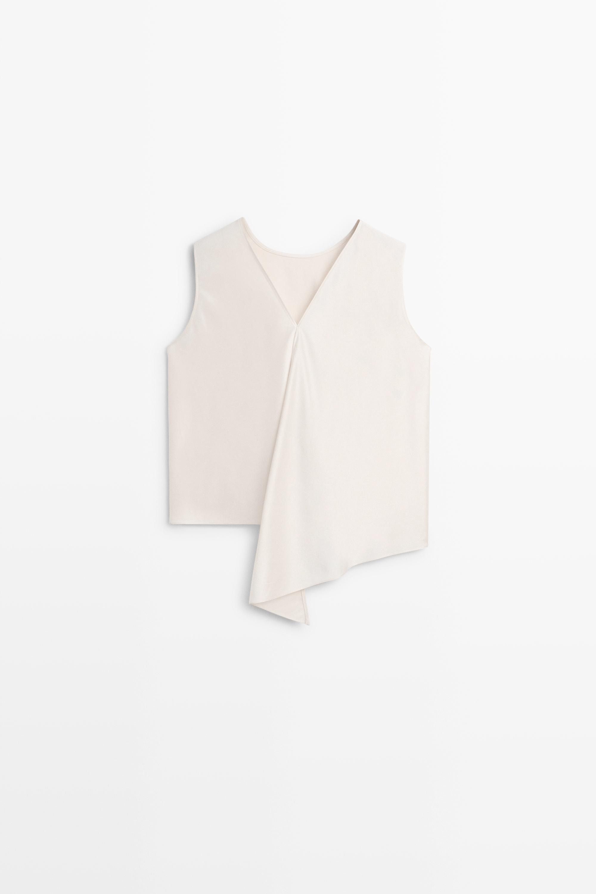 Asymmetric wrap top - STUDIO
