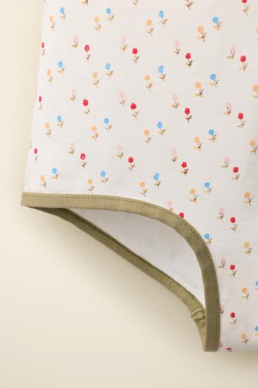 MAILLOT DE BAIN TULIPES CRÉÉ PAR CARAMEL LONDON X ZARA - Écru de Zara - Image 2