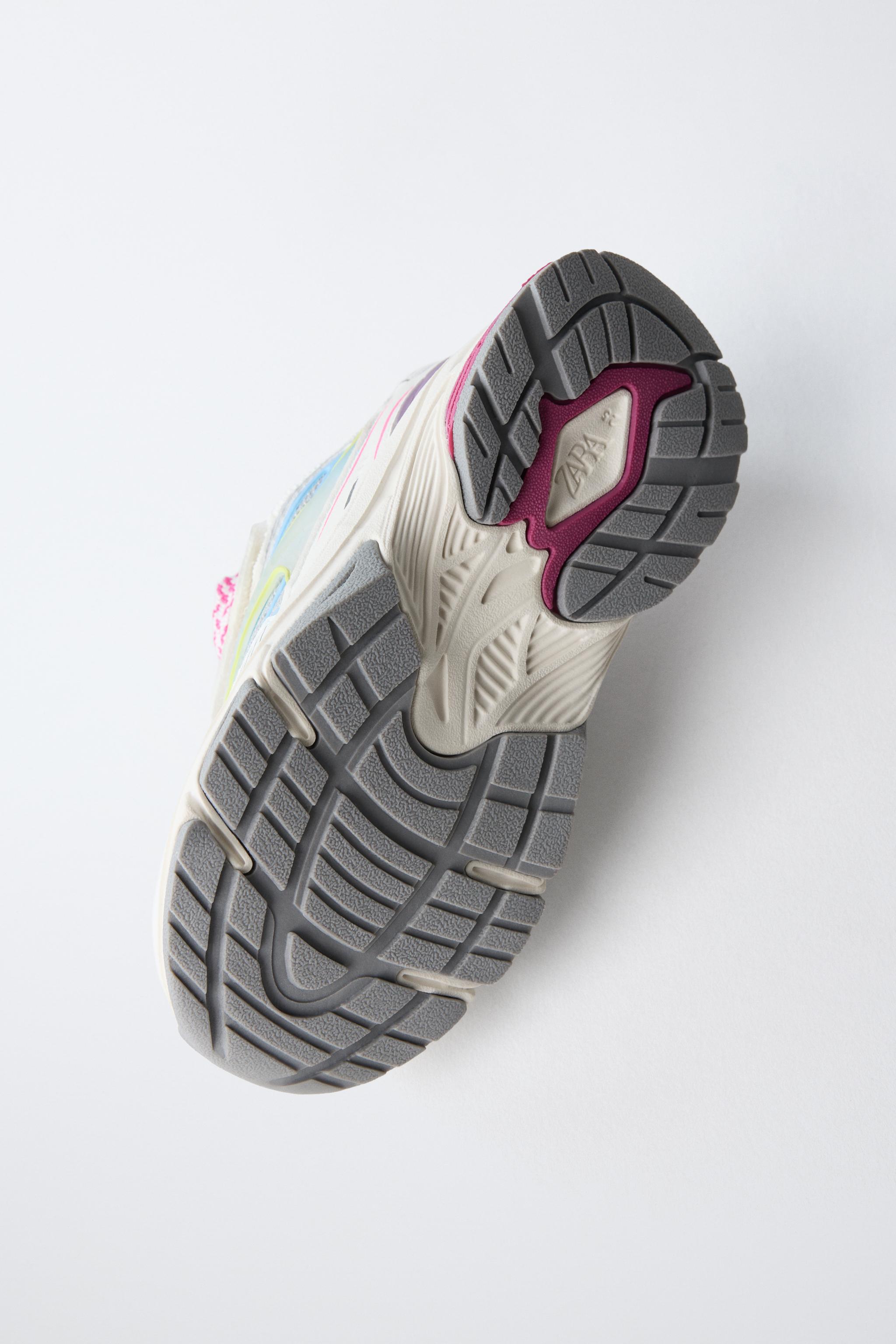 Детские кроссовки Zara COLORFUL SNEAKERS — фото 9