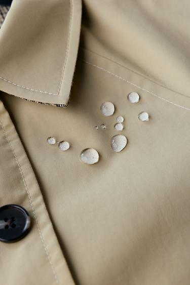 TRENCH LONG DÉPERLANT BENSIMON ® X ZARA - Beige de Zara - Image 8