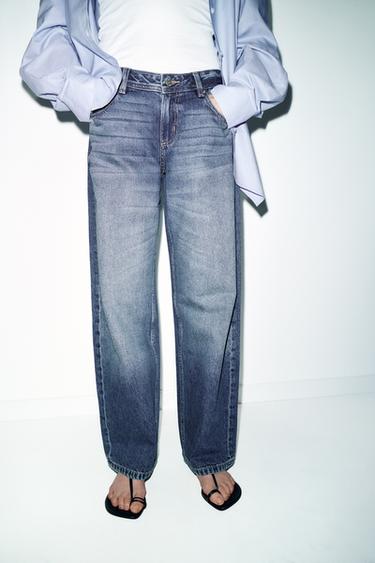 JEAN Z1975 DROIT TAILLE BASSE - Bleu de Zara - Image 1