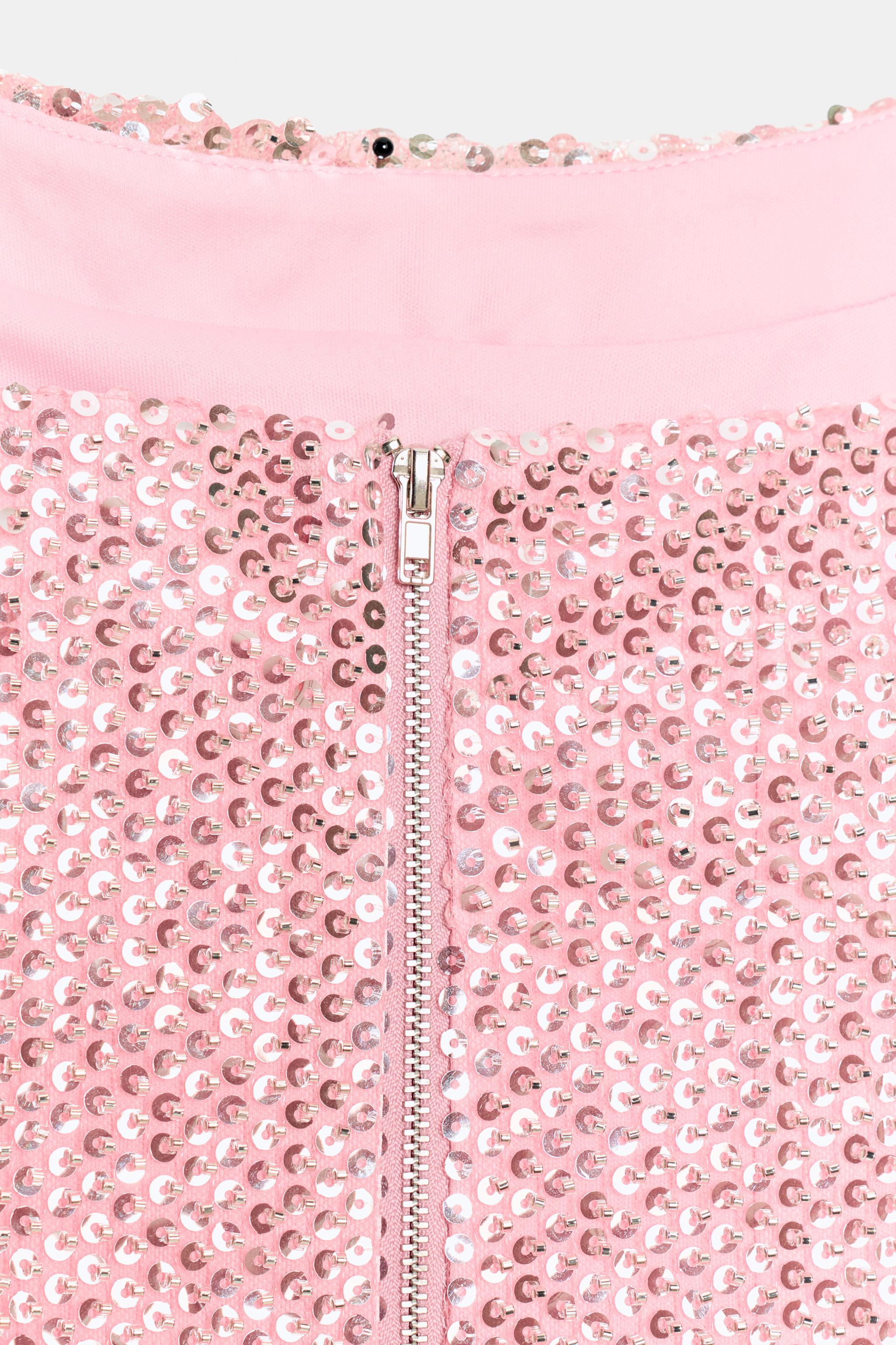 Zara Pullu Straplez Top görsel 5