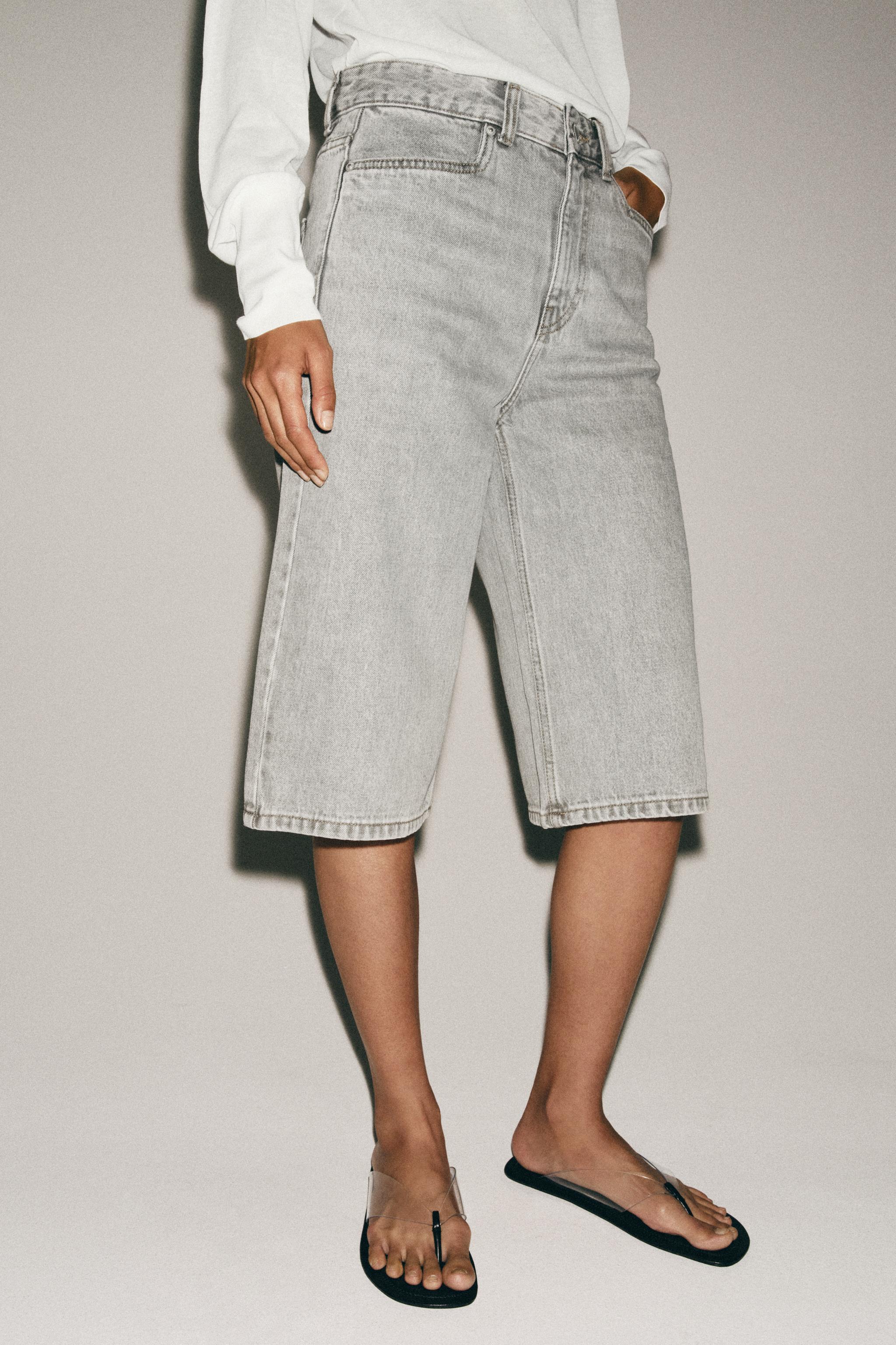 SHORT EN JEAN TAILLE NORMALE ZW COLLECTION