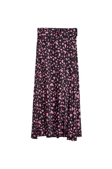 MIDI SKIRT WITH SIDE SLITS