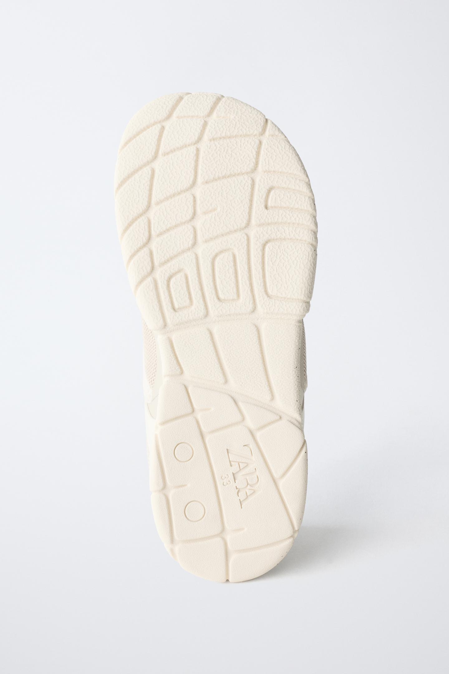Детские кроссовки Zara Barefoot, цвет: Молочный белый — фото 8