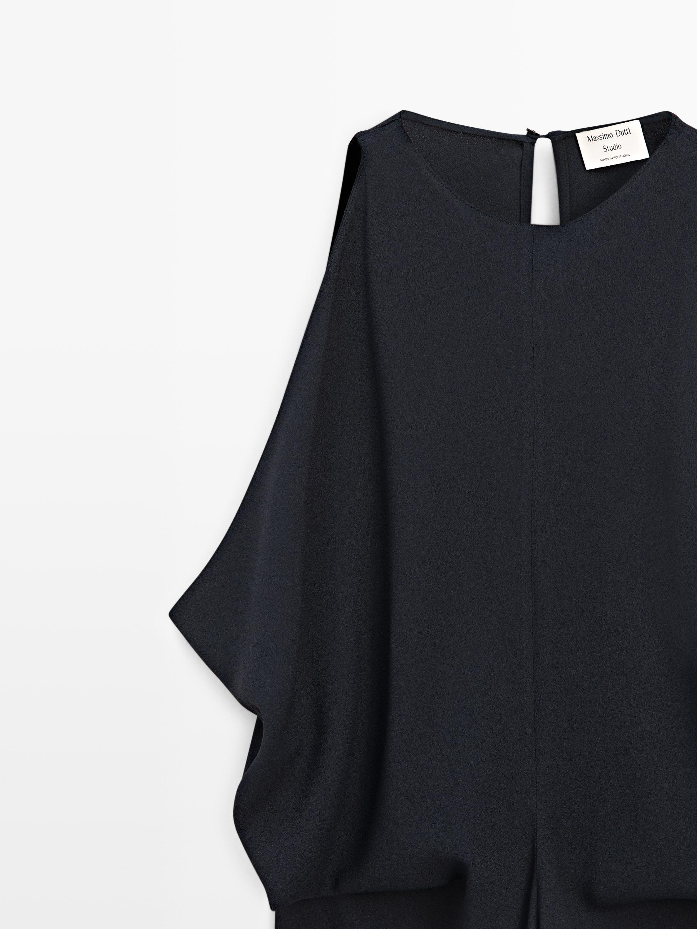 Robe midi à plis