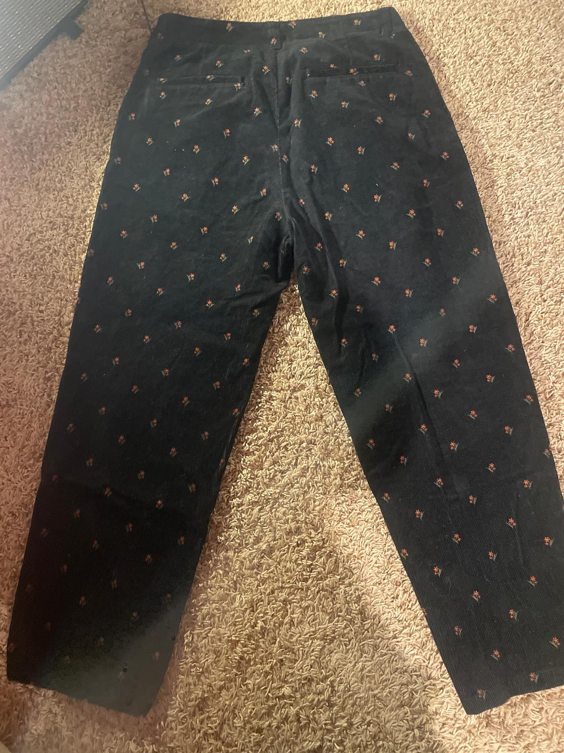 PANTALÓN PANA ESTAMPADO FLORAL - Image 2