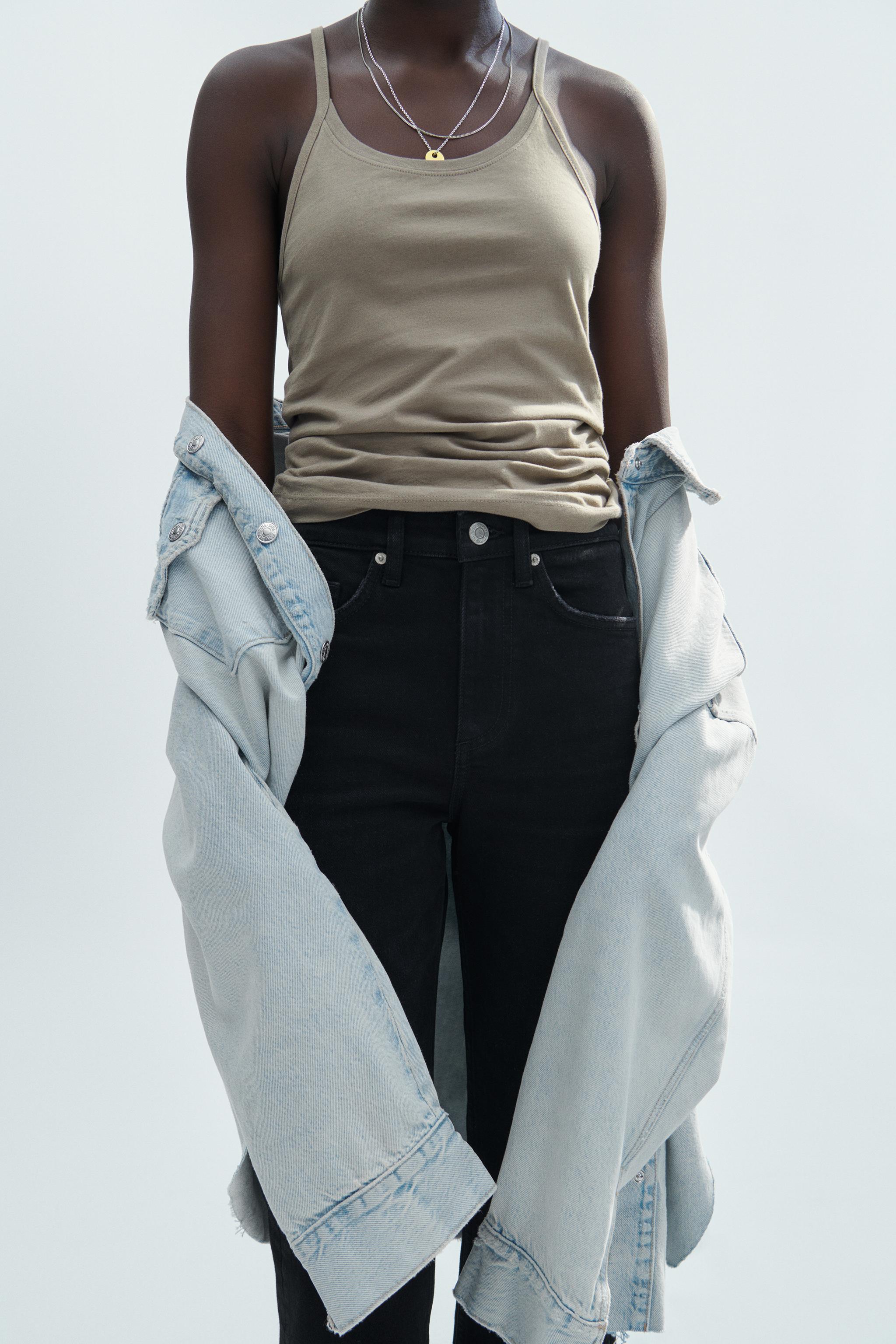 New Zara High Rise Flare Pants Geometric Graphic Mod Print Navy Orange  Small