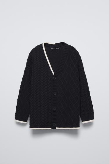 КАРДИГАН — ЧЕРНЫЙ от Zara — изображение 0