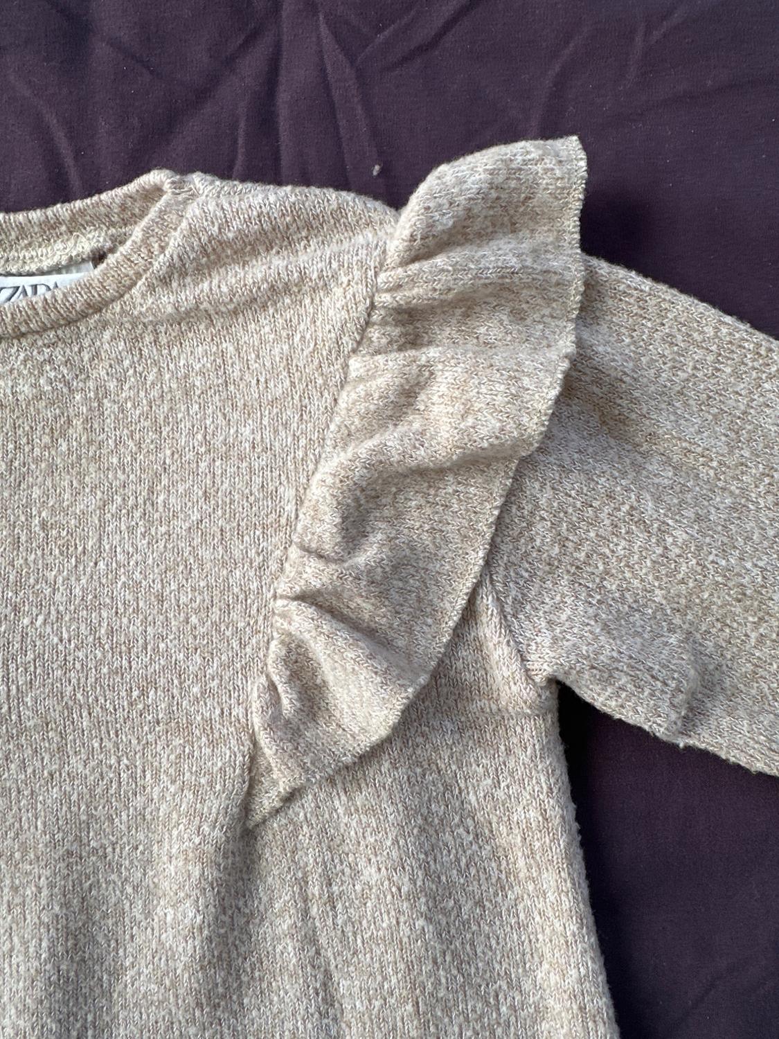 SOFT LONG SLEEVE RUFFLE TOP - Image 4