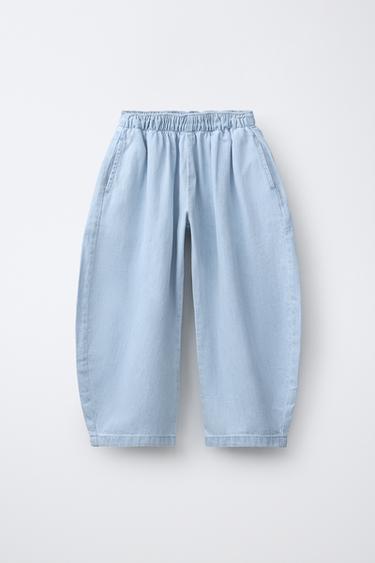 BALLOON FIT JEANS - Light blue by Zara - Image 0